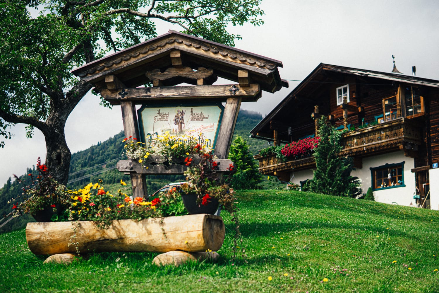 Urlaub auf dem Biobauernhof in Kaprun